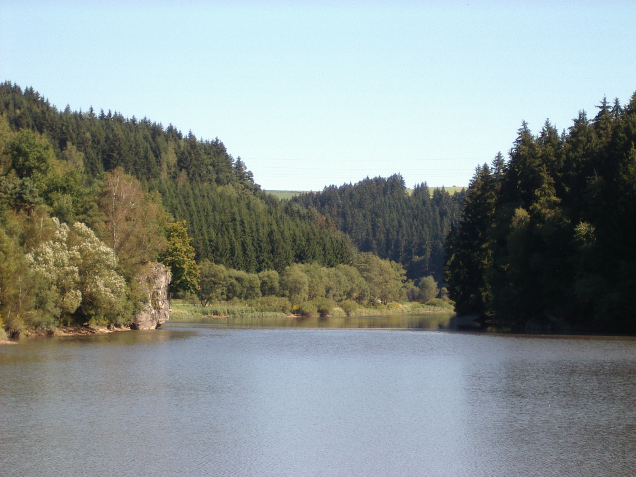 Stausee der grossen Muehl in Neufelden